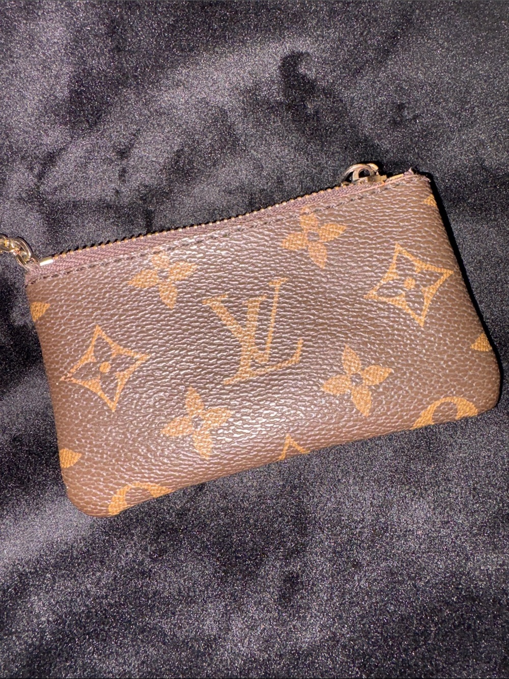 LV Monogram Canvas Coin Pouch - Brown & Tan - Picture 6 of 15